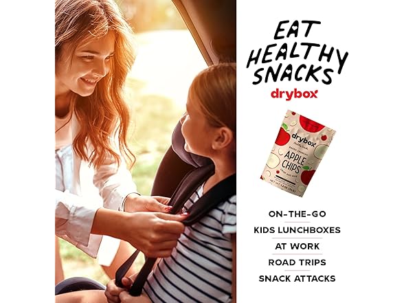 (6 Pack) Drybox Apple Chips No Sugar Added