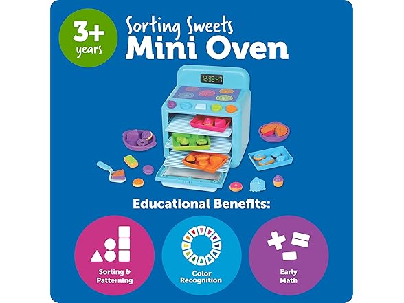 Learning Resources Sorting Sweets Mini Oven