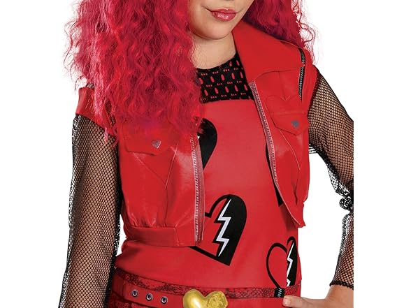 Descendants Red Costume for Kids, Official Disn #2