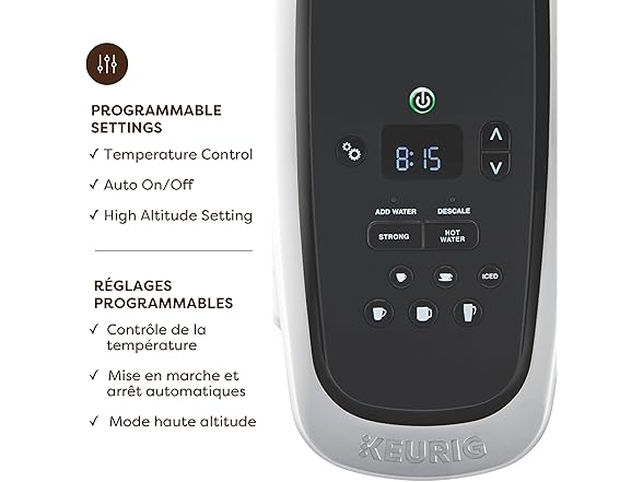 Keurig K-Elite Coffeemaker Brushed Slv