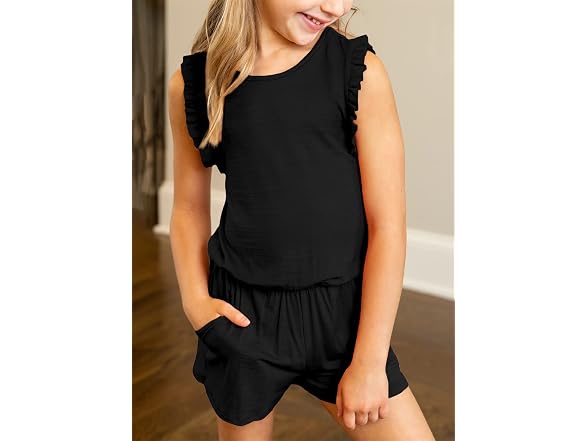 Dokotoo Girls (4-5T) Summer Cute Romper Jumpsuit