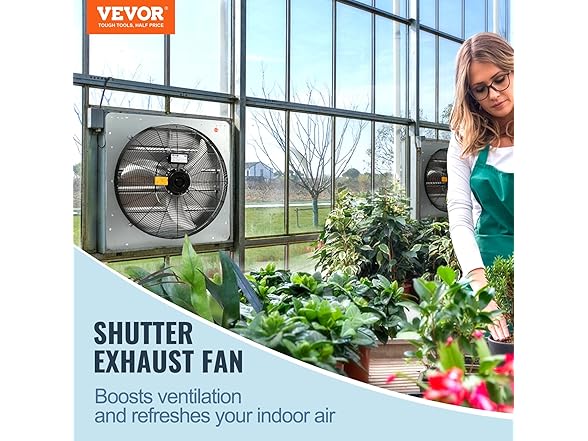 VEVOR 24'' Shutter Exhaust Fan
