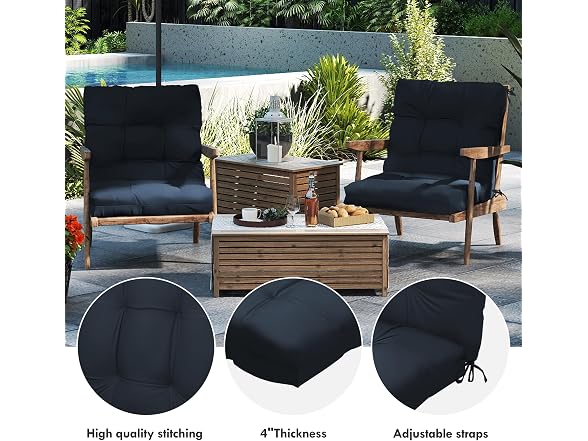 PNP HWJIAJU High Back Chair Cushion