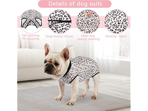 Etdane Dog Recovery Suit for Female Male Dog
