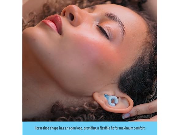 Hush Hoops Ear Plugs NRR 17 Blue