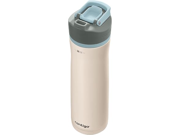 Contigo Stainless Steel Filter Water Bottle, 24 oz, Salt