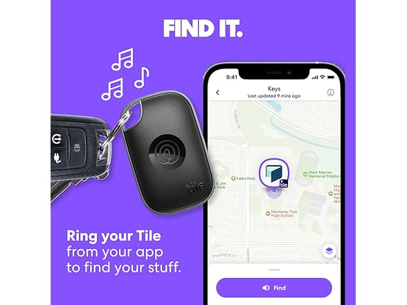 (1 & 2 Packs) Tile Pro Powerful Bluetooth Tracker