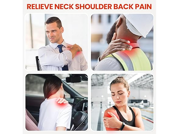 Viconor Red Light Shoulder Wrap Black