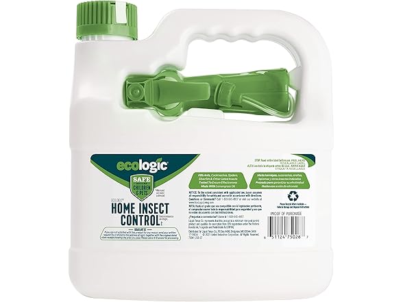 Ecologic Home Insect Control, Indoor & Outdoor Use