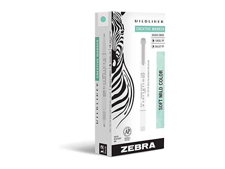 Zebra Mildliner Double Ended Pastel