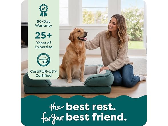 FurHaven Orthopedic Dog Bed, Sofa- Style