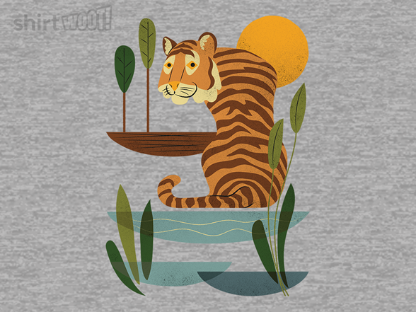 Tiger resting