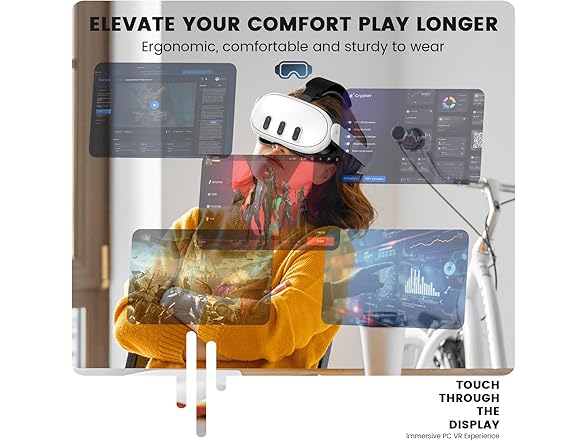 VZNEK Elite Comfort Head Strap for Meta Quest 3