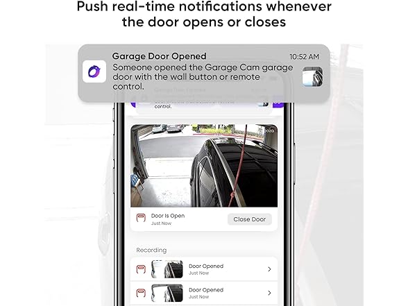 OCCHI Smart Garage Door Opener Remote & Camera