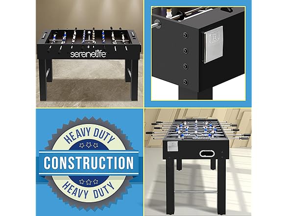 SereneLife 48in Competition Sized Foosball Table