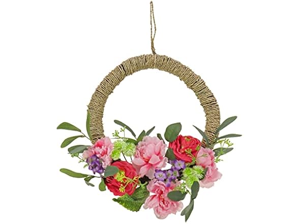 National Tree Company 16" Spring Hoop Wreath