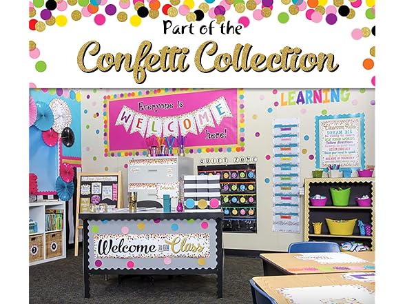 Teacher Created Resources Confetti Welcome Postcards