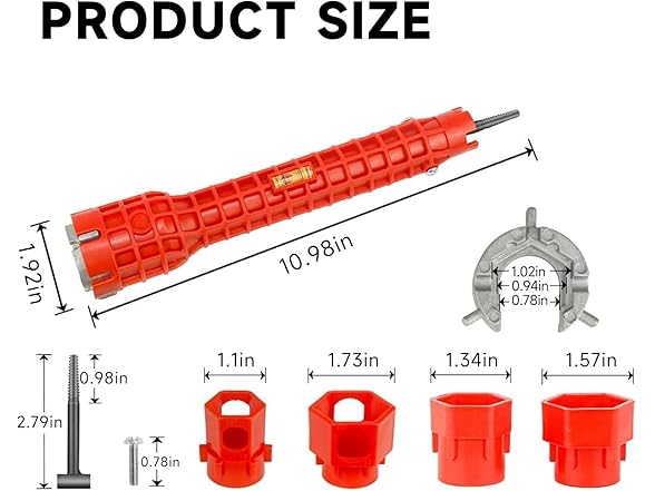 LJDTTXS 14-in-1 Sink Wrench