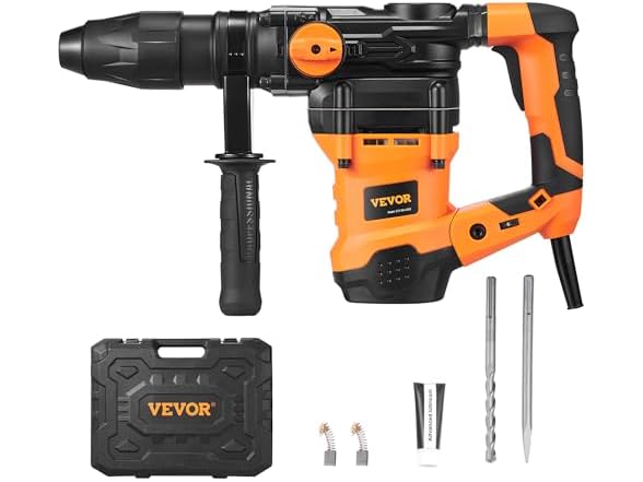 1-9/16 Inch SDS-Max Rotary Hammer Drill, 13Amp