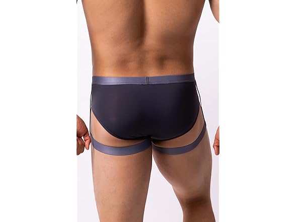 Men's Ice Silk Solid Bikini Briefs