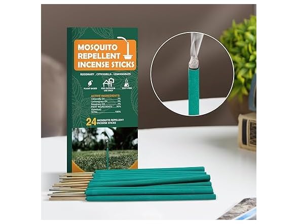 Mosquito Repellent Incense Sticks, 60 pcs