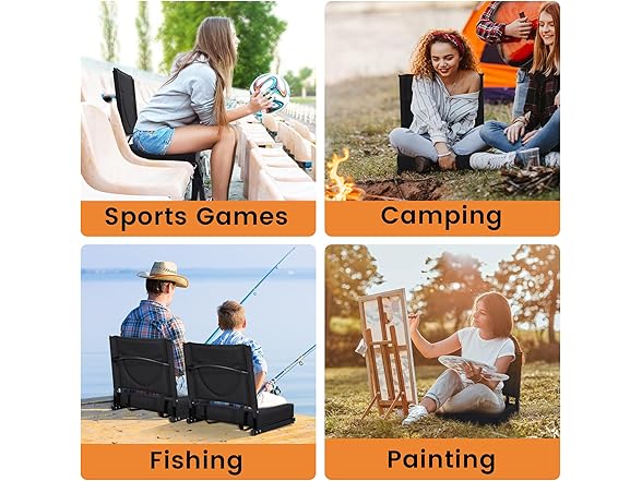 KROFEM Heated Stadium Seats | 1 & 2 Packs