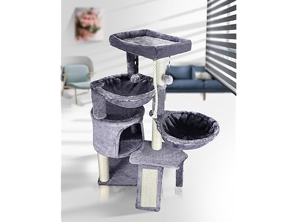 Xin Three Layer Cat Tree with Cat Condo