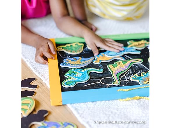 Melissa & Doug Magnetic Wooden Dinosaurs