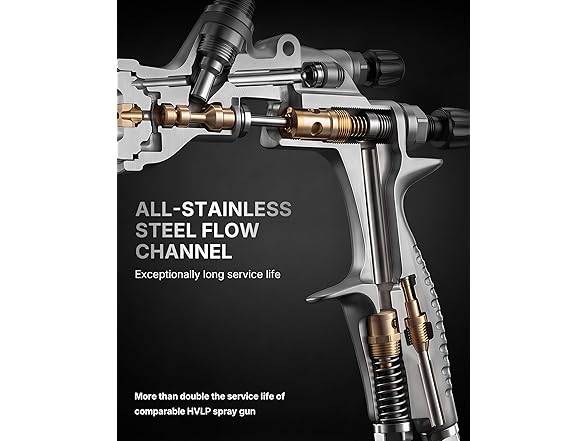 TILSWALL Pinto GT HVLP Spray Gun Kit Gray