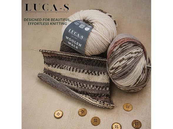 2PCs Superwash Sock Wool for Knitting, 4 Ply 