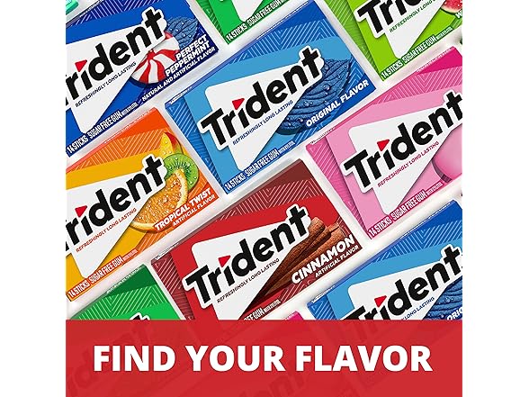 (15-Pack) Trident Cinnamon Sugar-Free Chewing Gum