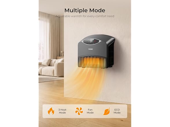 Givebest 5200 BTU Wall Heater - Grey
