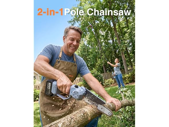 TaskStar 2-in-1 Pole Saw 8"