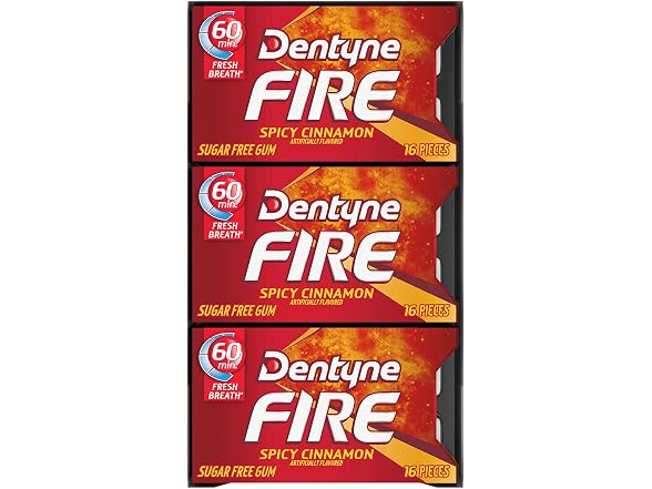 Dentyne Fire Spicy Cinnamon
