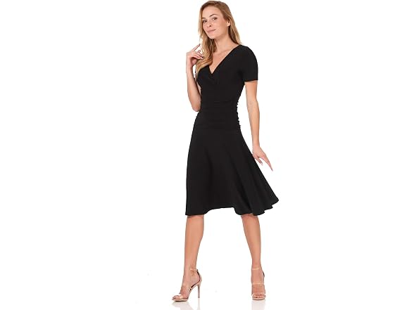 Rekucci Women (8 Petite) Fit-n-flare Tummy Dress