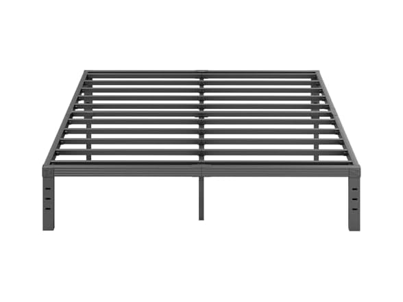 ZIYOO King Bed Frame, Heavy Duty Steel Slat, 14" Platform