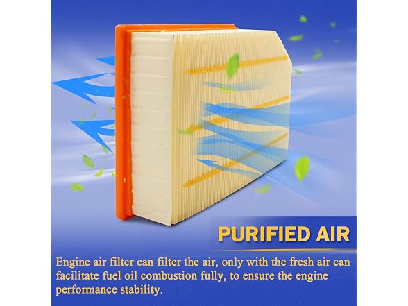 X4XZ 6PCS Engine Air Filter for 2018 68257030AA