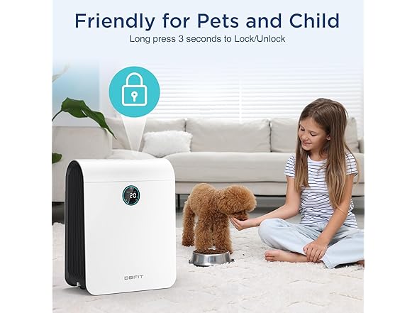 2590 ft Air Purifier W/Display
