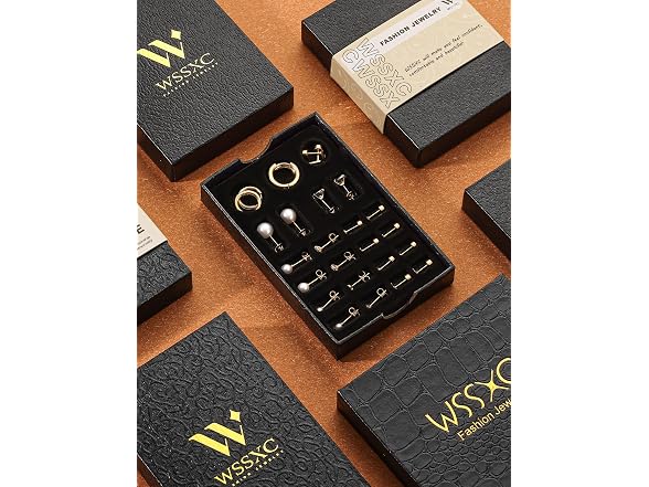 Wssxc Surgical Steel Earrings Set