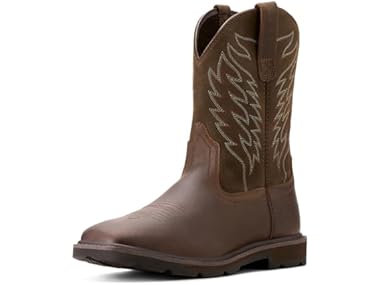 $109.99, Was $165, 33% Off! Ariat Groundbreaker Wide Square Toe Work Men's Boots dealfomo