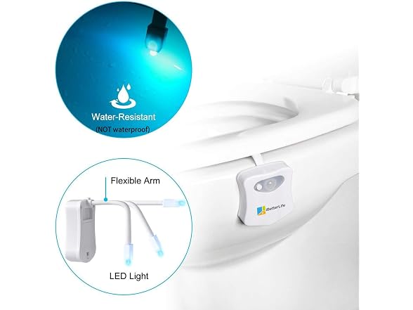 iBetterLife Toilet Night Light Motion Sensor The O
