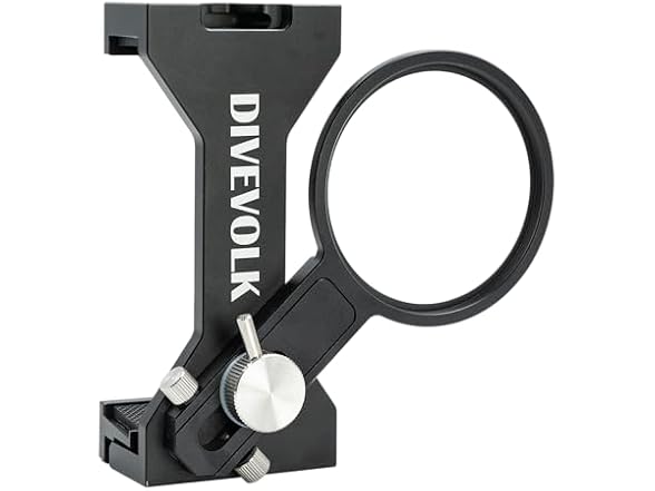 DIVEVOLK Expansion Clamp with 67mm Lens