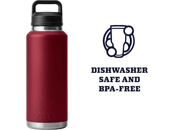 YETI Rambler 46oz Bottle, Harvest Red