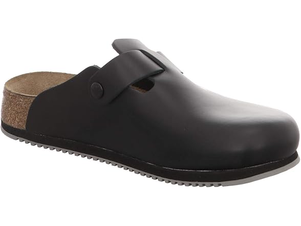 Birkenstock Men's Boston Clogs, Schwarz