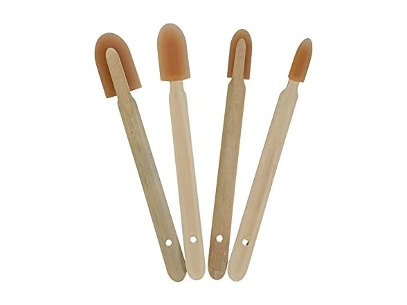 JMIBASIC CON-123 Grout Caulk Finishing Tool, 4 Sizes Wood