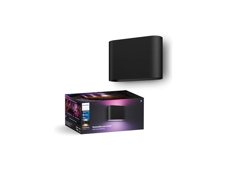 Philips Hue Dymera Smart Indoor/Outdoor Sconce, 1 Pack