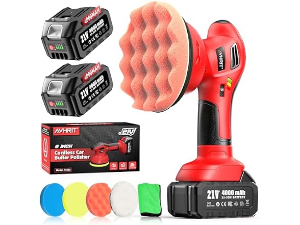 6 Inch Cordless Car Buffer Polisher