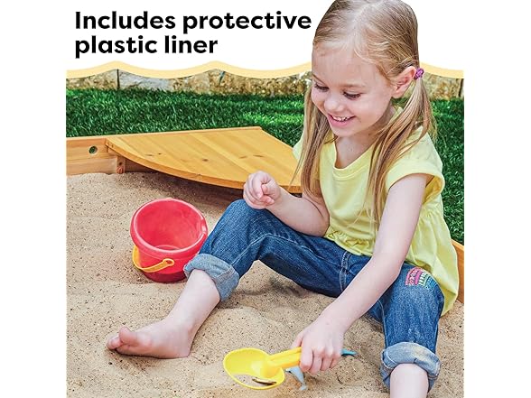 KidKraft Wooden Backyard Sandbox