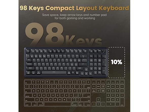 Redragon RGB Wireless Keyboard