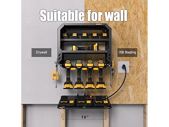 Power Tool Organizer Wall Mount